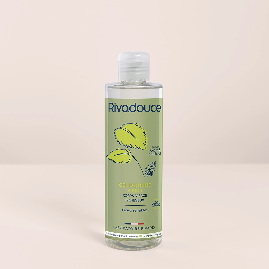 Shampoing douche Cèdre & Patchouli 3en1 - 250ml